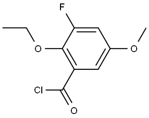 2-Ethoxy-3-fluoro-5-methoxybenzoyl chloride,2167745-43-7,结构式