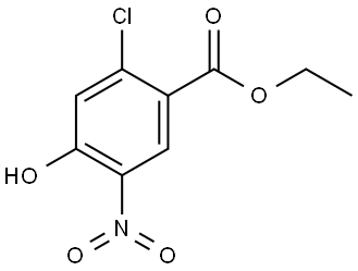 ethyl 2-chloro-4-hydroxy-5-nitrobenzoate Structure