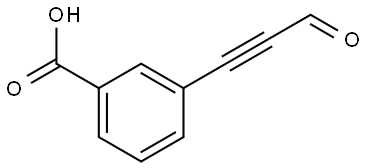 3-(3-Oxo-1-propyn-1-yl)benzoic acid 结构式