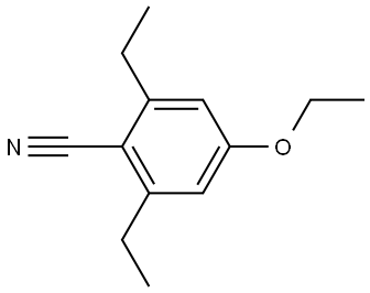 4-Ethoxy-2,6-diethylbenzonitrile,2169322-65-8,结构式