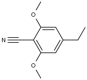 4-Ethyl-2,6-dimethoxybenzonitrile,2169415-81-8,结构式
