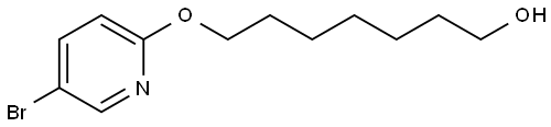 7-[(5-Bromo-2-pyridinyl)oxy]-1-heptanol,2169600-10-4,结构式