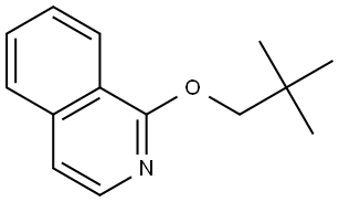 1-(2,2-Dimethylpropoxy)isoquinoline Structure