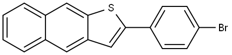Naphtho[2,3-b]thiophene, 2-(4-bromophenyl)- Structure