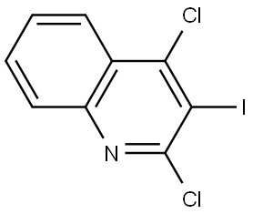 Quinoline, 2,4-dichloro-3-iodo- 结构式