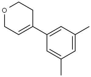 4-(3,5-Dimethylphenyl)-3,6-dihydro-2H-pyran 结构式