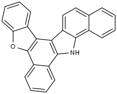 5H-Dibenzo[a,i]benzofuro[2,3-c]carbazole Structure