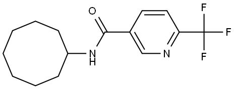 N-Cyclooctyl-6-(trifluoromethyl)-3-pyridinecarboxamide|