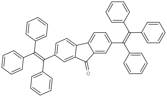 2,7-bis(1,2,2-triphenylvinyl)-9H-fluoren-9-one 结构式