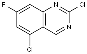 2,5-dichloro-7-fluoroquinazoline Structure