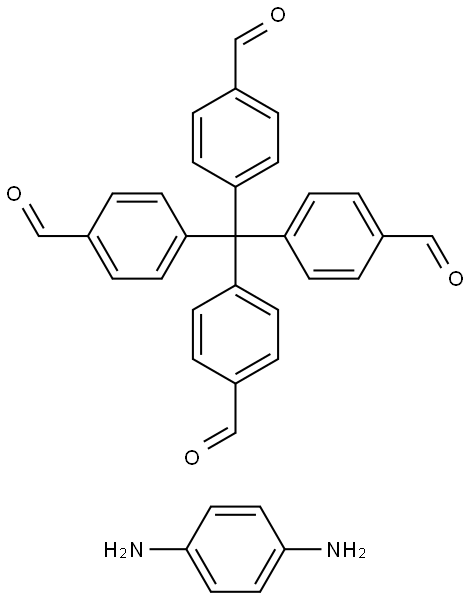 TFPM-PDA COF 化学構造式