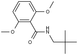 N-(2,2-Dimethylpropyl)-2,6-dimethoxybenzamide Structure