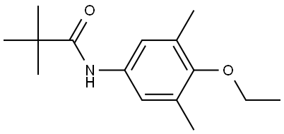 N-(4-Ethoxy-3,5-dimethylphenyl)-2,2-dimethylpropanamide,2213441-54-2,结构式