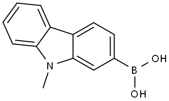 (9-methyl-9H-carbazol-2-yl)boronic acid 结构式