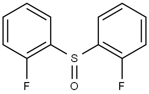 双(2-氟苯基)亚砜 结构式