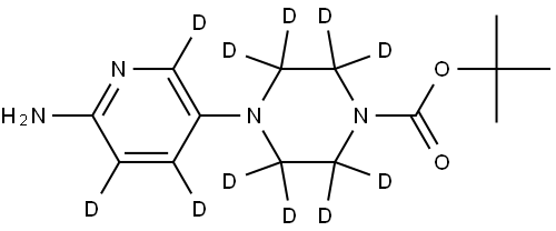 tert-butyl 4-(6-aminopyridin-3-yl-2,4,5-d3)piperazine-1-carboxylate-2,2,3,3,5,5,6,6-d8|