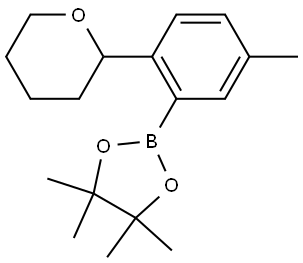 2223006-00-4 2-(Oxan-2-yl)-5-methylphenylboronic acid pinacol ester