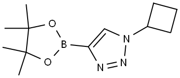 1-CYCLOBUTYL-4-(TETRAMETHYL-1,3,2-DIOXABOROLAN-2-YL)-1H-1,2,3-TRIAZOLE|