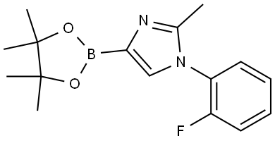 1-(2-fluorophenyl)-2-methyl-4-(4,4,5,5-tetramethyl-1,3,2-dioxaborolan-2-yl)-1H-imidazole Structure