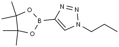 1-(N-PROPYL)-4-(TETRAMETHYL-1,3,2-DIOXABOROLAN-2-YL)-1H-1,2,3-TRIAZOLE Structure
