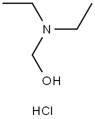 Methanol, 1-(diethylamino)-, hydrochloride (1:1) 化学構造式