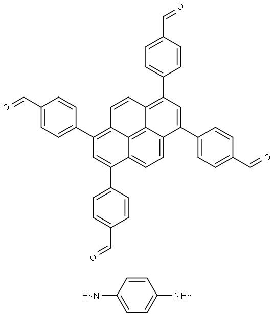 TFPPy-PDA-COF,2232224-11-0,结构式