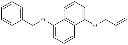 1-(Phenylmethoxy)-5-(2-propen-1-yloxy)naphthalene Structure