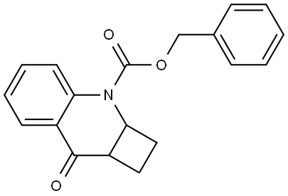 Benzyl 8-oxo-2,2a,8,8a-tetrahydrocyclobuta[b]quinoline-3(1H)-carboxylate Structure