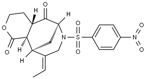 (4aS,6S,9E,10R,10aR)-9-Ethylideneoctahydro-7-[(4-nitrophenyl)sulfonyl]-6,10-meth… Structure