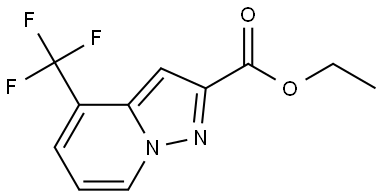 Ethyl 4-(trifluoromethyl)pyrazolo[1,5-a]pyridine-2-carboxylate Structure