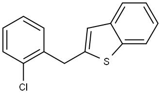 2-(2-chlorobenzyl)benzo[b]thiophene Struktur