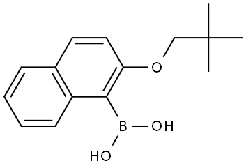 B-[2-(2,2-Dimethylpropoxy)-1-naphthalenyl]boronic acid Structure