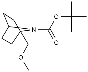 tert-butyl 1-(methoxymethyl)-7-azabicyclo[2.2.1]heptane-7-carboxylate Structure