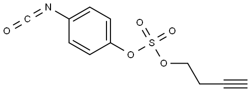 3-Butyn-1-yl 4-isocyanatophenyl sulfate Structure