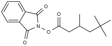 1,3-dioxo-2,3-dihydro-1H-isoindol-2-yl 3,5,5-trimethylhexanoate Struktur