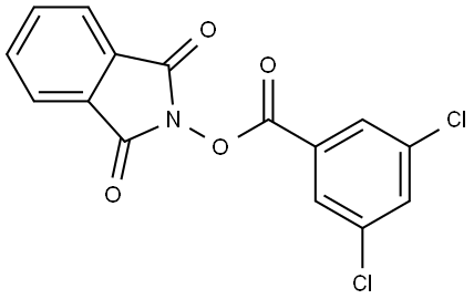 1,3-dioxo-2,3-dihydro-1H-isoindol-2-yl 3,5-dichlorobenzoate 化学構造式
