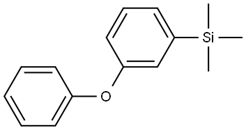 trimethyl(3-phenoxyphenyl)silane 结构式