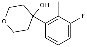 4-(3-fluoro-2-methylphenyl)tetrahydro-2H-pyran-4-ol Structure