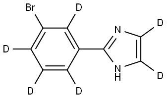 2-(3-bromophenyl-2,4,5,6-d4)-1H-imidazole-4,5-d2|