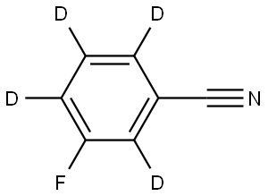 3-fluorobenzonitrile-2,4,5,6-d4 Structure