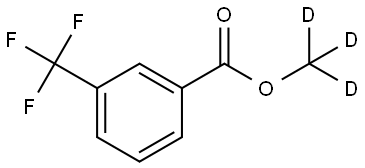 methyl-d3 3-(trifluoromethyl)benzoate Struktur