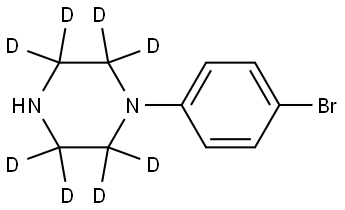 1-(4-bromophenyl)piperazine-2,2,3,3,5,5,6,6-d8 结构式