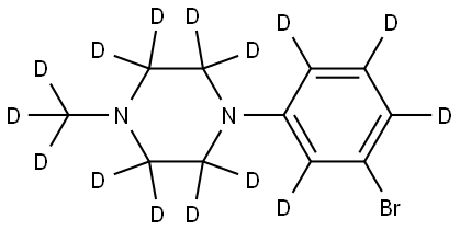 2256740-93-7 1-(3-bromophenyl-2,4,5,6-d4)-4-(methyl-d3)piperazine-2,2,3,3,5,5,6,6-d8