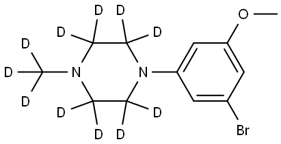 2256741-66-7 1-(3-bromo-5-methoxyphenyl)-4-(methyl-d3)piperazine-2,2,3,3,5,5,6,6-d8