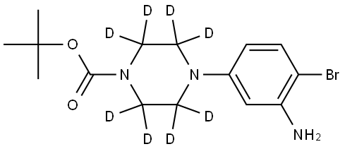 tert-butyl 4-(3-amino-4-bromophenyl)piperazine-1-carboxylate-2,2,3,3,5,5,6,6-d8|