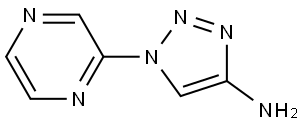 1-(pyrazin-2-yl)-1H-1,2,3-triazol-4-amine Structure