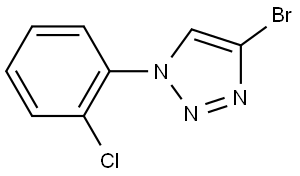 4-bromo-1-(2-chlorophenyl)-1H-1,2,3-triazole Structure