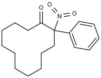 2-硝基-2-苯基环十二烷-1-酮