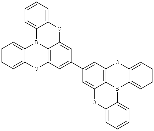 7,7'-BI(5,5',9,9'-TETRAOXA-13B,13'B-DIBORANAPHTHO[3,2,1-DE]ANTHRACENE),2262574-81-0,结构式