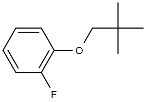 1-(2,2-Dimethylpropoxy)-2-fluorobenzene Structure